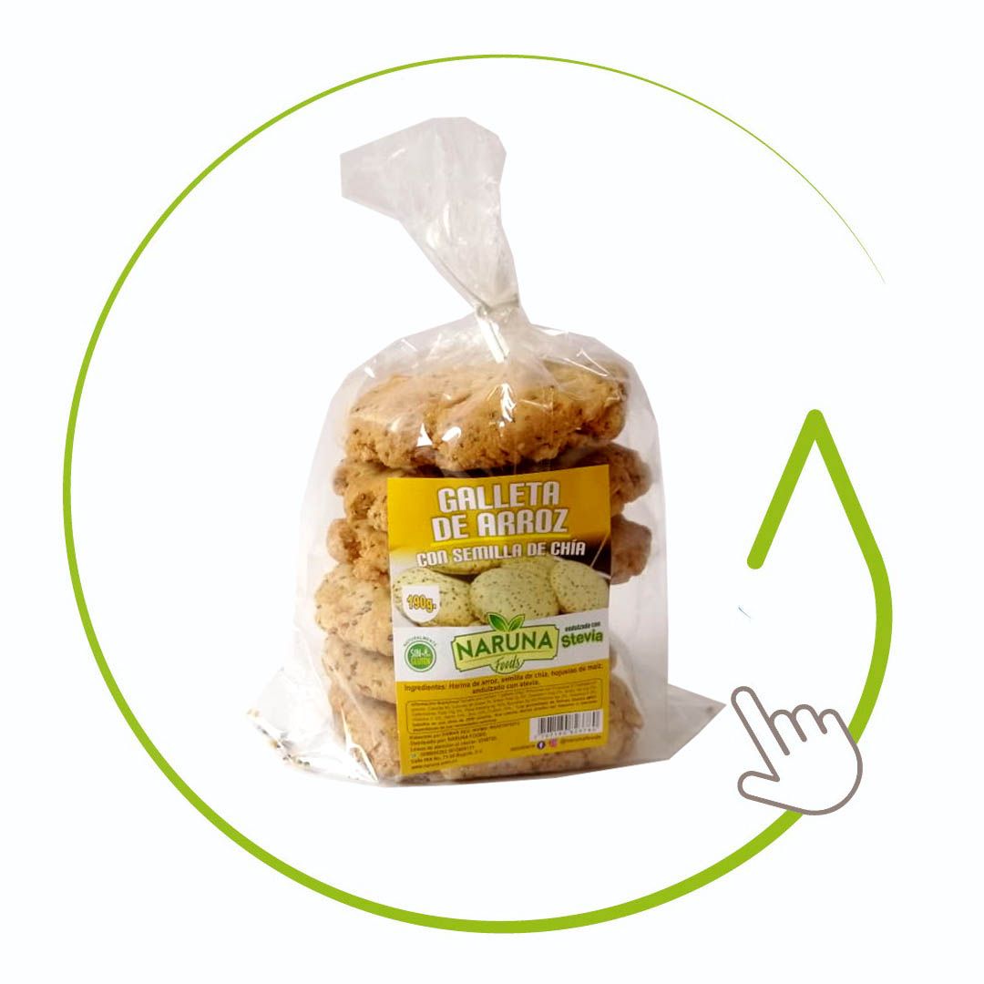 GALLETAS ARROZ CHIA 6 Unds