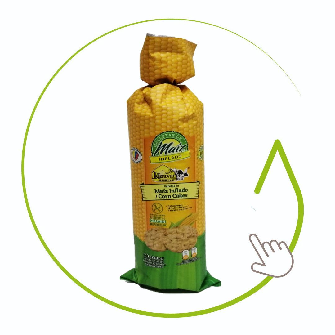 GALLETAS DE MAIZ INFLADO 110 GR